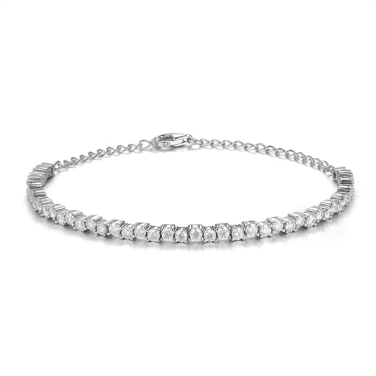 Modern Diamond Bracelet (0.05ct Each)