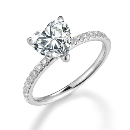 Heart-shaped Diamond Ring